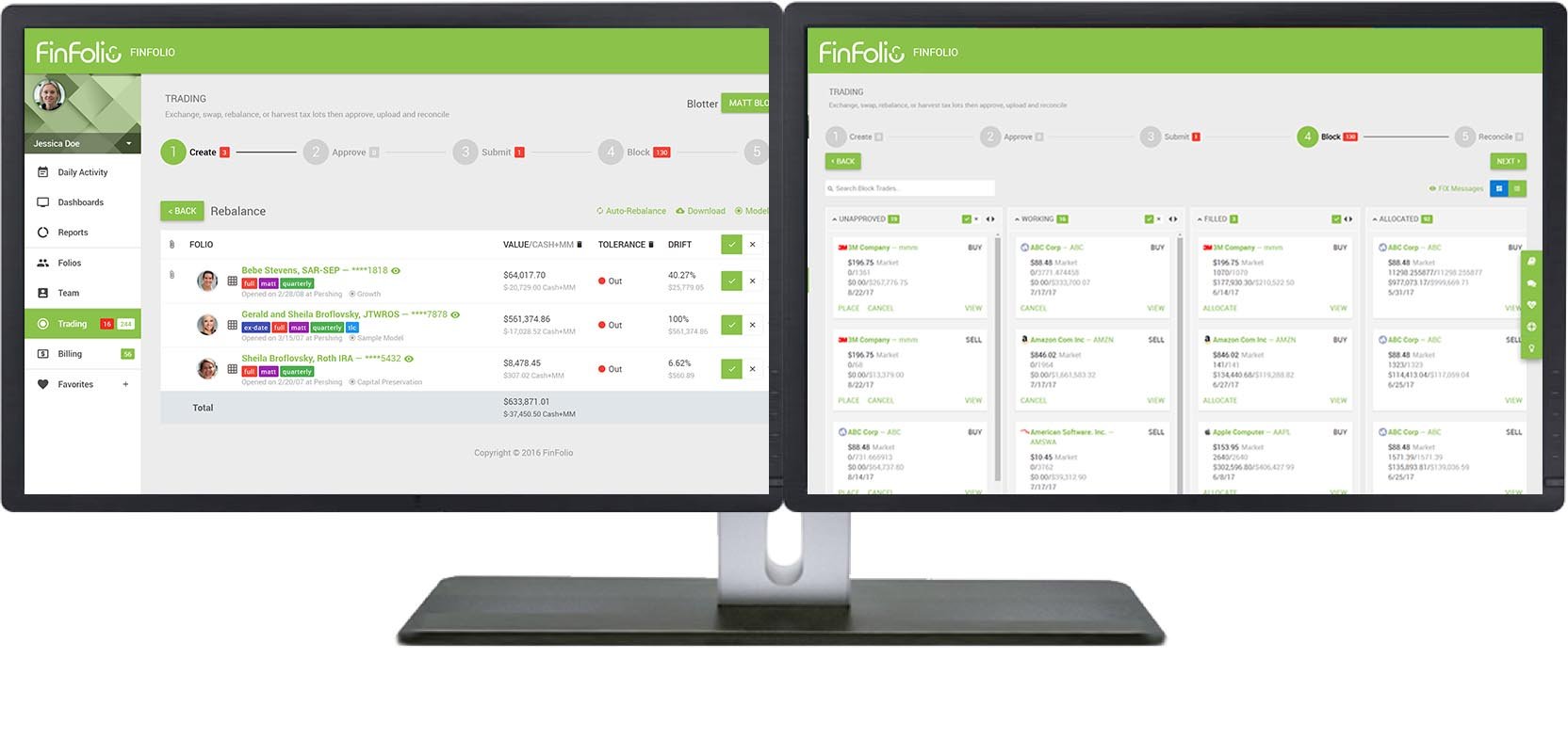 Order driven trading system